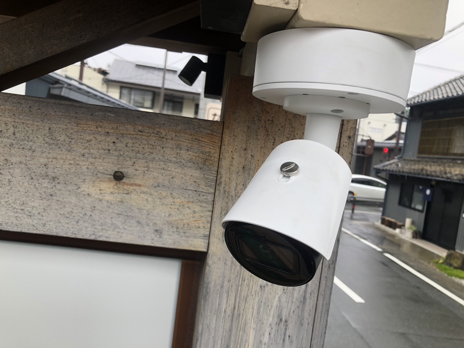 豊橋市・防犯カメラ3台設置工事