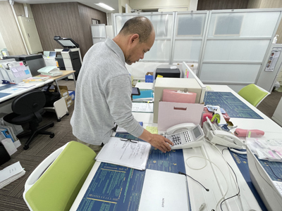 名古屋市千種区・ビジネスフォン移設・増設工事